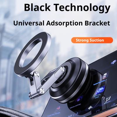 X63 Auto Handyhalterung Drehbar Klappbar Elektrischer Vakuumsaugfuß Magnetische Saughalterung Spiegel Navigation Auto Handyhalter