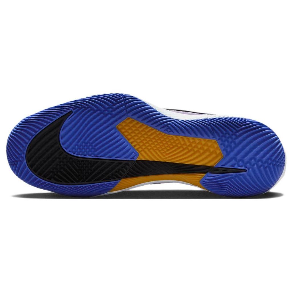 Womens NikeCourt Air Zoom Vapor Pro 'Doll Medium Blue' (women's sizes) Football Grey / Doll / Medium Blue / Black Tennis Shoes CZ0222 001