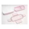 OSK DISH UP LUNCH Lunch Box Two-tier Pink [PCW-600S] Dishwasher Safe, Microwave Safe, with Partitions