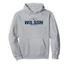 Wilson North Carolina NC Vintage Athletic Navy Sport Logo Hoodie