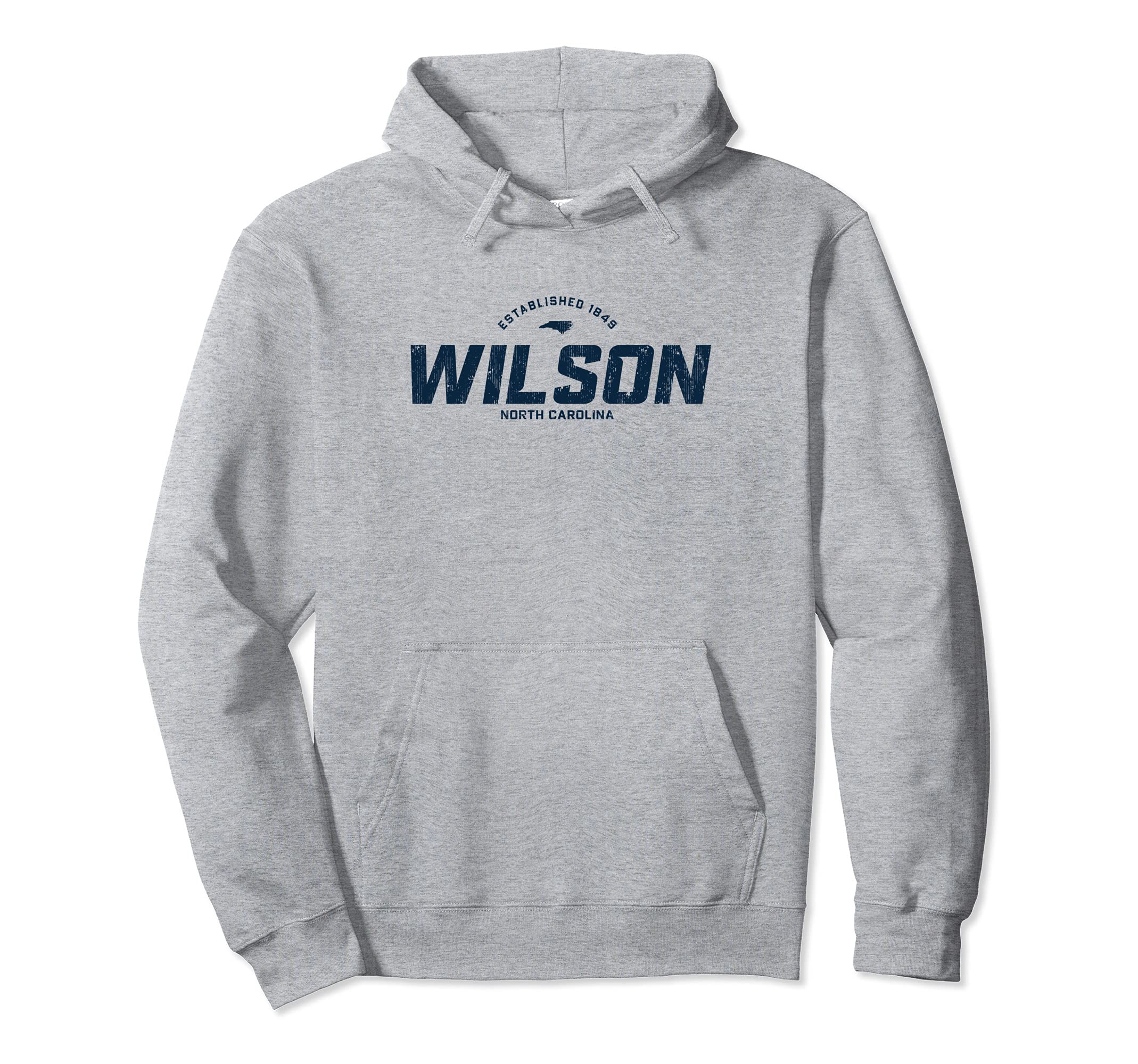 

Wilson North Carolina NC Vintage Athletic Navy Sport Logo Hoodie