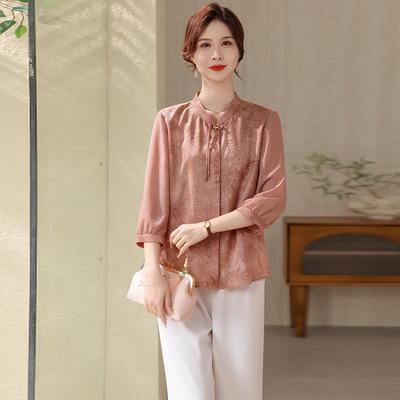 Hefu Hanchu Women's Chinese Style Mom Clothes - HGC88517