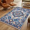 Elegant Floral Pattern Design Non-Slip Home Carpet Design for Office Decor Living Room Bedroom Gift