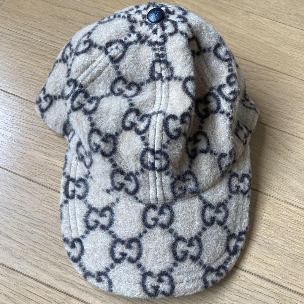[USED] Authentic GG wool baseball cap