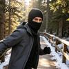 Lightweight Winter Cap Men Knit Hooded Scarf Hat Warm Balaclava Hood for Cold Weather Hat Weather Windproof Neck Warmer Skull Outdoor Cycling