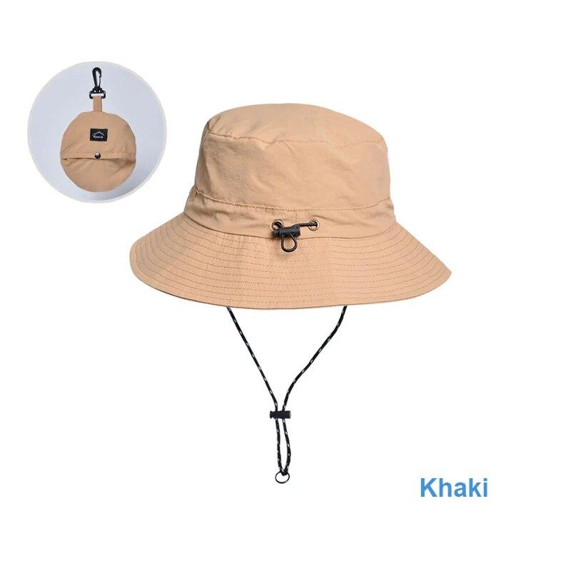 Outdoor Waterproof Bucket Hats Men Women Foldable Fisherman Hat Sun Protection Hat Boonie Hat Camping Hiking Garden Safari Beach