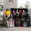 Assass Warrior Blanket Flannel Blanket for Bed, Sofa, Camping, Hiking, Picnic Essentials, Gift for Family Fan Gifts