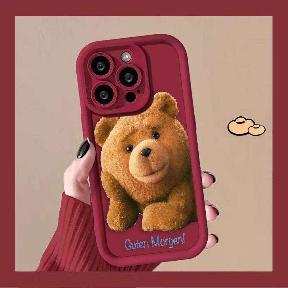 Cartoon T-Teddy Bear Cover Phone Case For Oneplus 11 10R 8T NORD CE 2 3 4 LITE ACE 2 3 Google PIXEL 7 8 7A 8A 9 Case Funda Capa