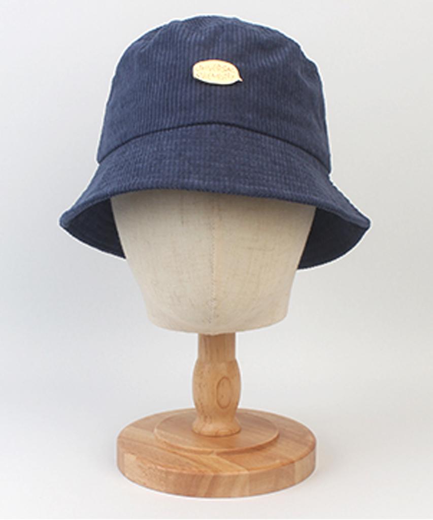 Yunibeosyeolkemiseuteuli Corduroy Bubble Blue Bucket Hat