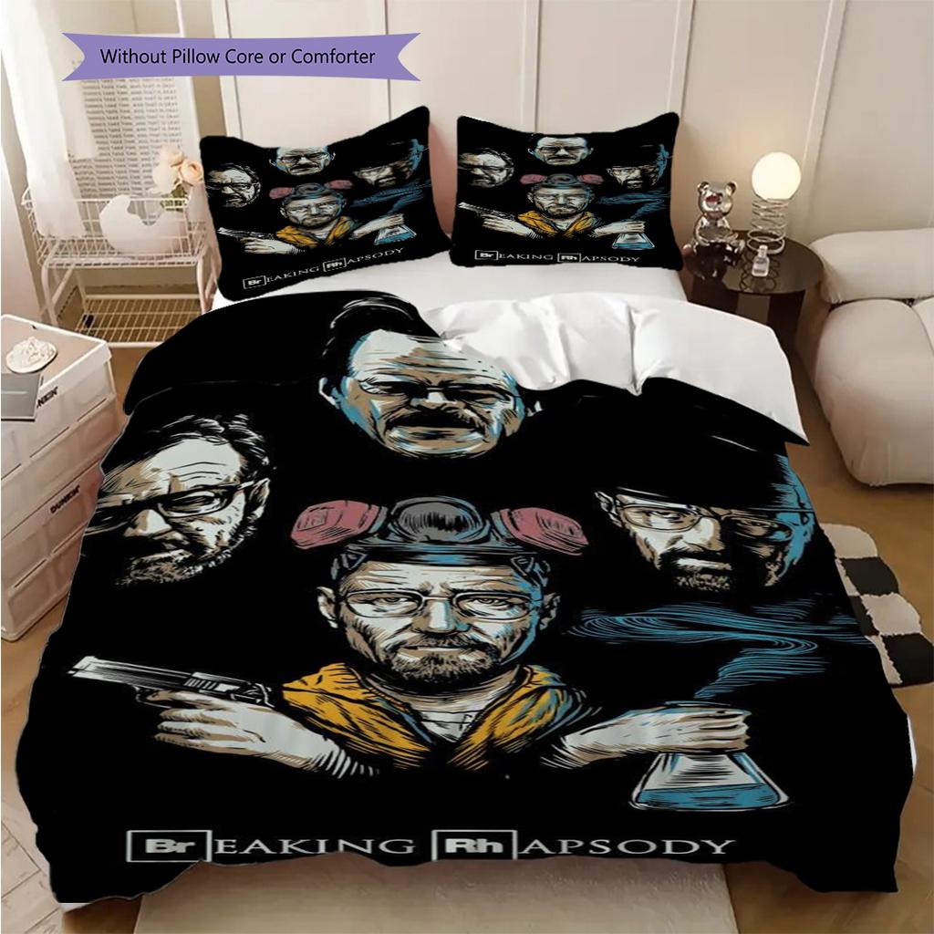 Power Betrayal Redemption Bedding (1 * Duvet Cover + 2 * Pillowcase, Without Core) 2D Flat Christmas Birthday Gift Bedding Set Soft and Comfortable