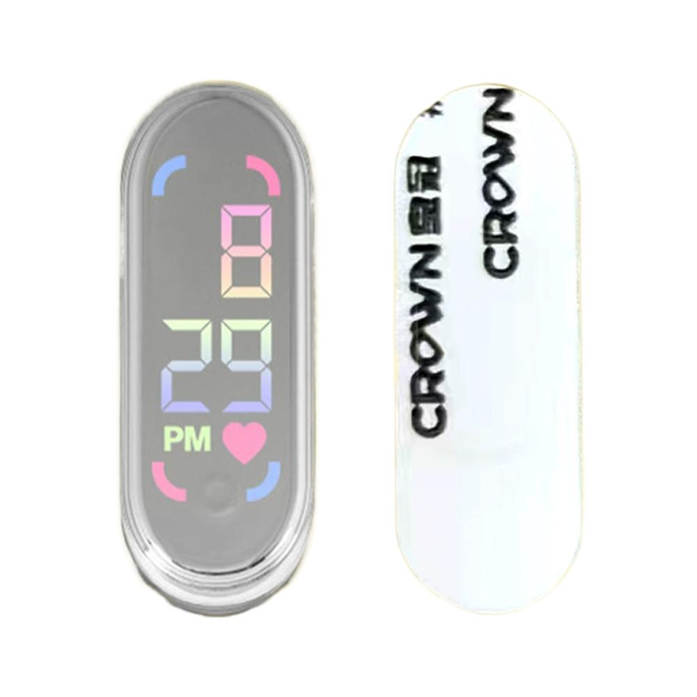Waterproof Luminous Motorcycle Digital Clock Stickable Dashboard Car Time Display with Adhesive for Motorbike Scooter Accessorie
