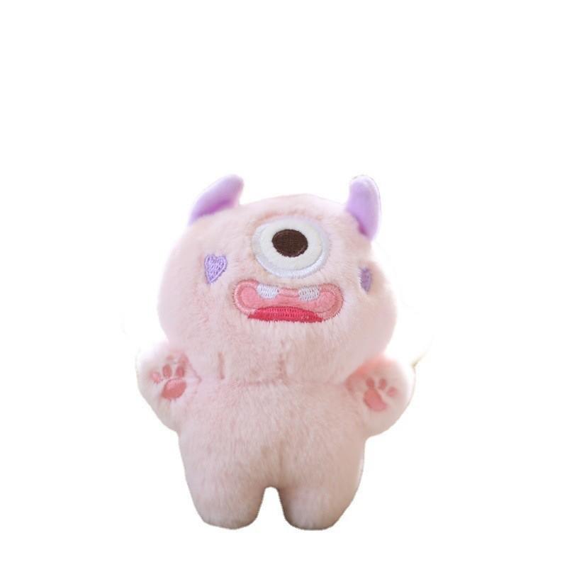 Adorable Big-eyed Plush Toy Keychain Soft Stuffed Animal Bag Charm Cute Doll