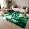 Custom Rug Ireland Rugby Pattern Print Name Text Soft Non‑Slip Floor Carpet for Home Indoor Decoration