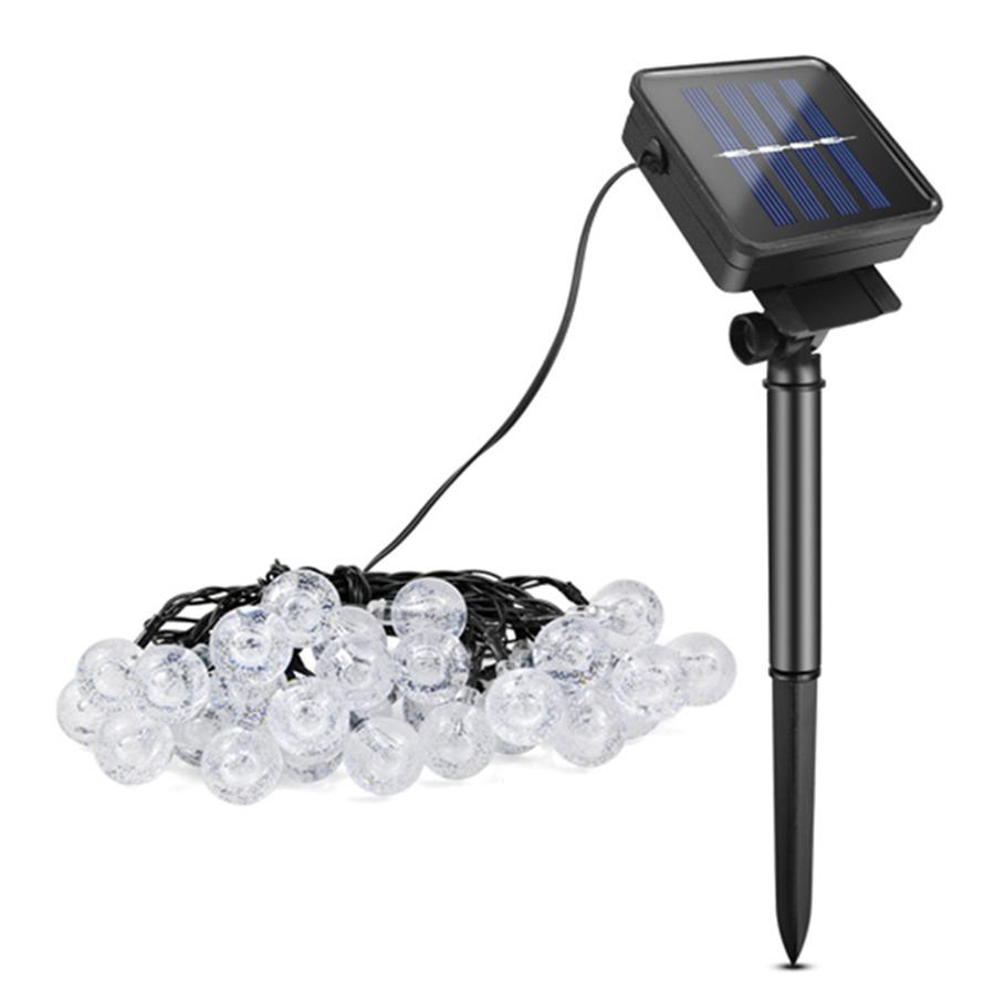 Solar Powered 50 LED String Light Garden Path Yard Decor Lamp Outdoor Waterproof