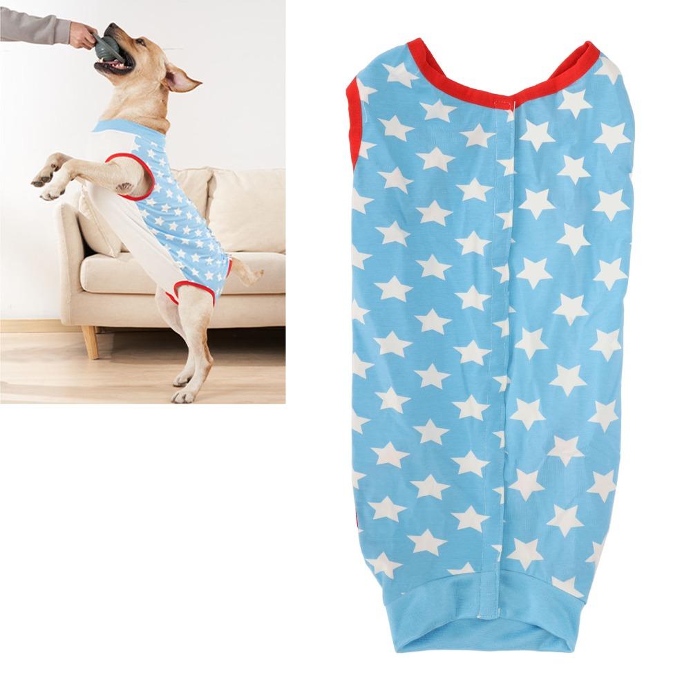 Soft Fabric Dog Surgery Suit High Elastic Pet Neutering Suit Cat Recovery Shirt  Wound Protection