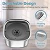 3L Dog Water Basin 101oz Stainless Steel Dog Water Basin No Leakage Large Capacity Dog Food Water Basin Slow