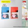 Magnetic White Pencil Case: Transparent Stationery Organizer for Refrigerator/Whiteboard/Blackboard