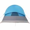 Tunnel Tent for 4 Persons Blue Waterproof