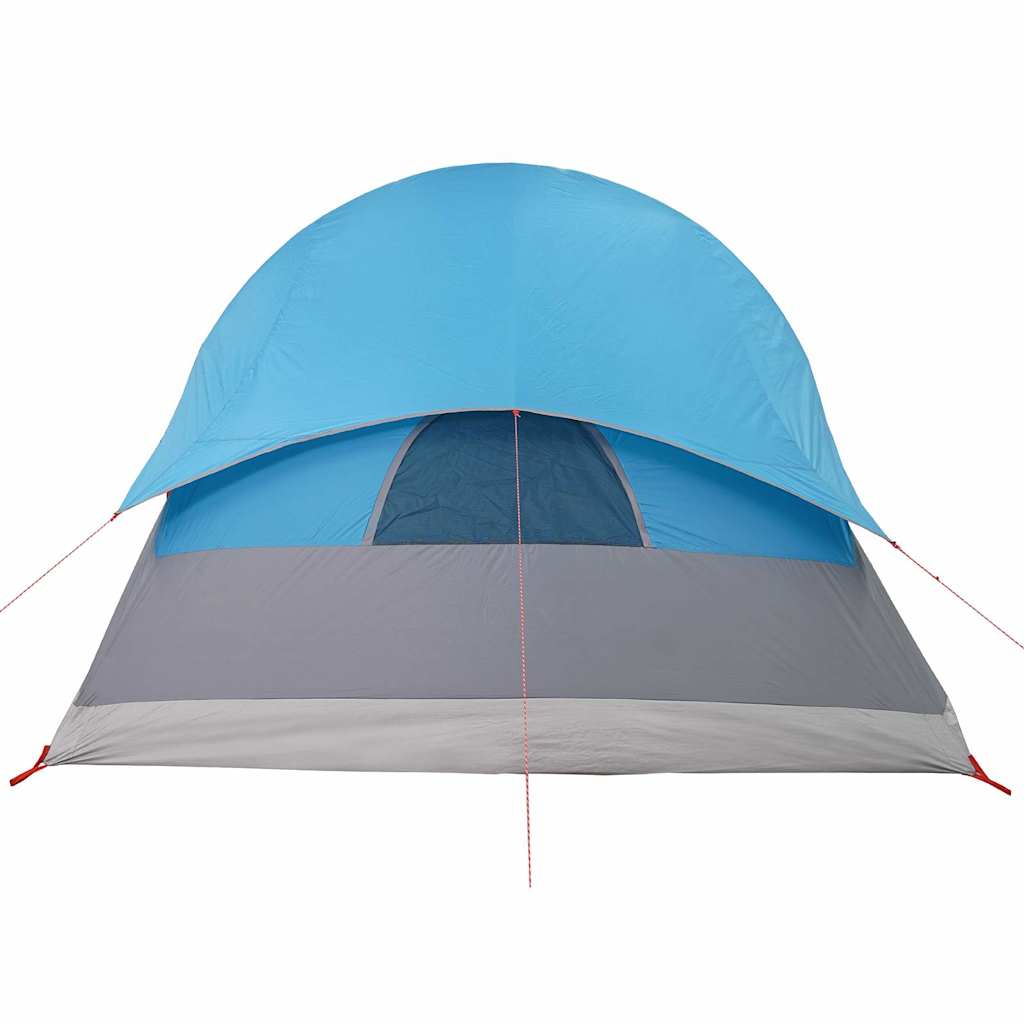 Tunnel Tent for 4 Persons Blue Waterproof