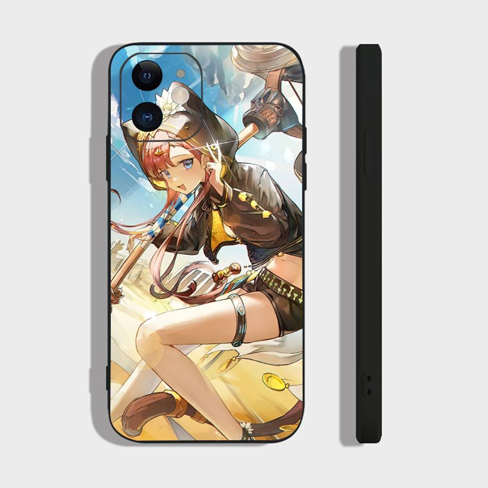 

Pepe Animated Game A-Arknights Phone Case For IPhone 17 Air 16 15 14 13 Pro Max 11 12 Black Silicone Cover IPHONE 11
