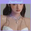 Butterfly Pearl Necklace For Women With Alloy Pendant And Ochain Perfect For Summer 2025