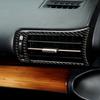Carbon Fiber Car Accessories Dashboard Sides Air Vent Modified Interior Cover Sticker Trim For Lexus IS250 IS350 300H 2013-