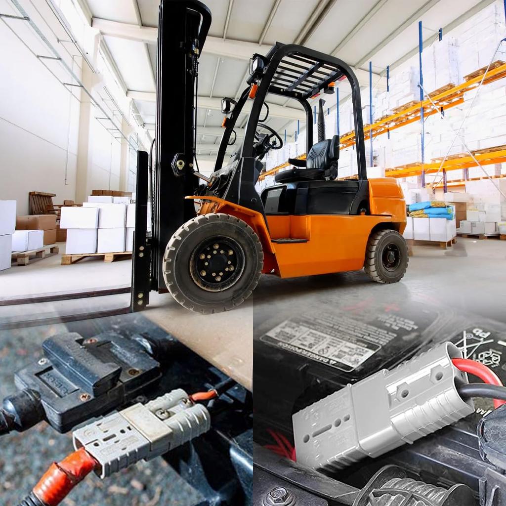 DAOKAI Quick Connector 50A, 6-12 Gauge 10AWG Cable Connector 40cm Wire Harness