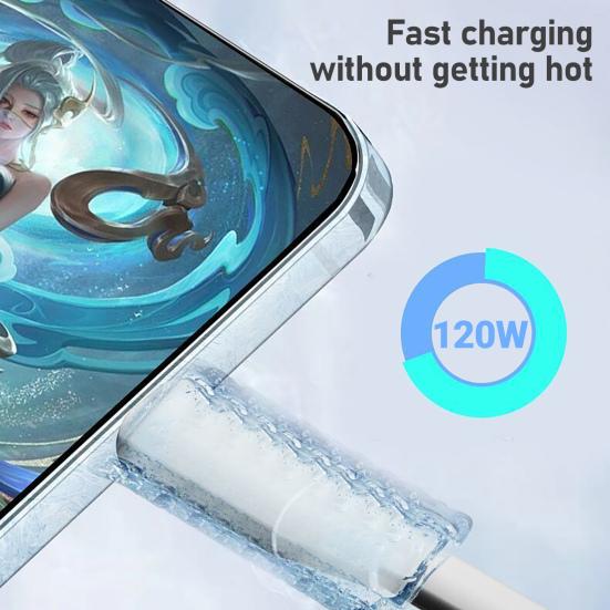 Data Cable High Charging 120W Micro Current Fast USB Mobile Phone Charger Cable