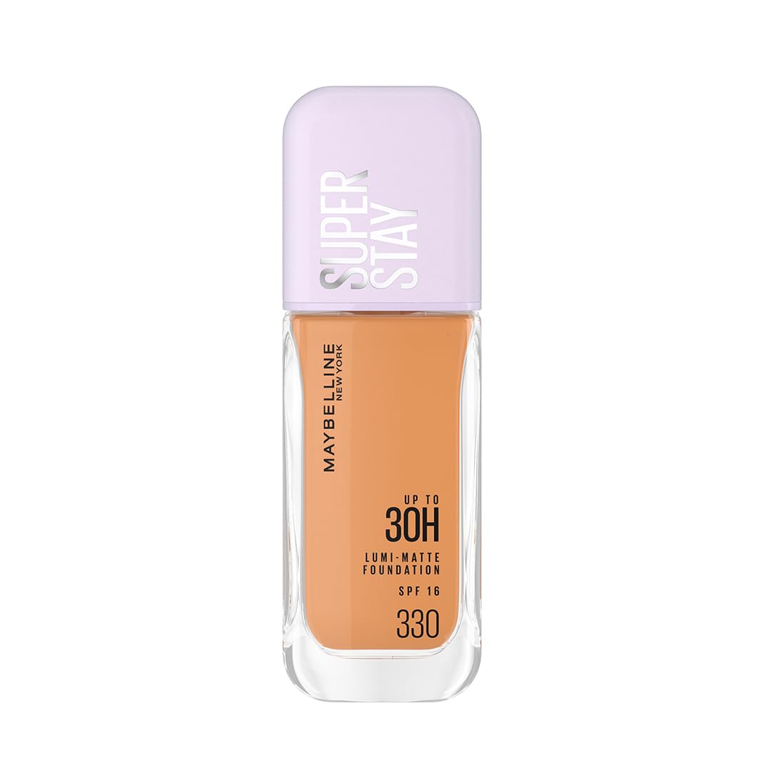 

Maybelline Тональная основа New York Super Stay Lumi Matte 330, 35 мл, 30 часов стойкости, не отпечатывается, легкое покрытие с возможностью наслаивания, полное покрытие