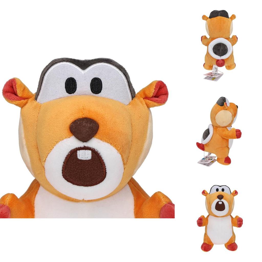 Cute Squirrel Plush Toy 22cm Height Cartoon Style Soft And Cuddly