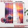 2pcs   2D FLAT PRINTING Curtains (Without Rod) SwanHarmony Popular Curtains Digital Printed Durable 100% Polyester Fabric