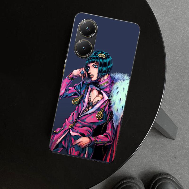 JoJo Adventure Bruno Buccellati Phone Case Cover for Xiaomi Poco X6 X5 X7 Pro F7 Ultra Redmi 15C 15 13C 13 12C 12 10C 10 10A 9C