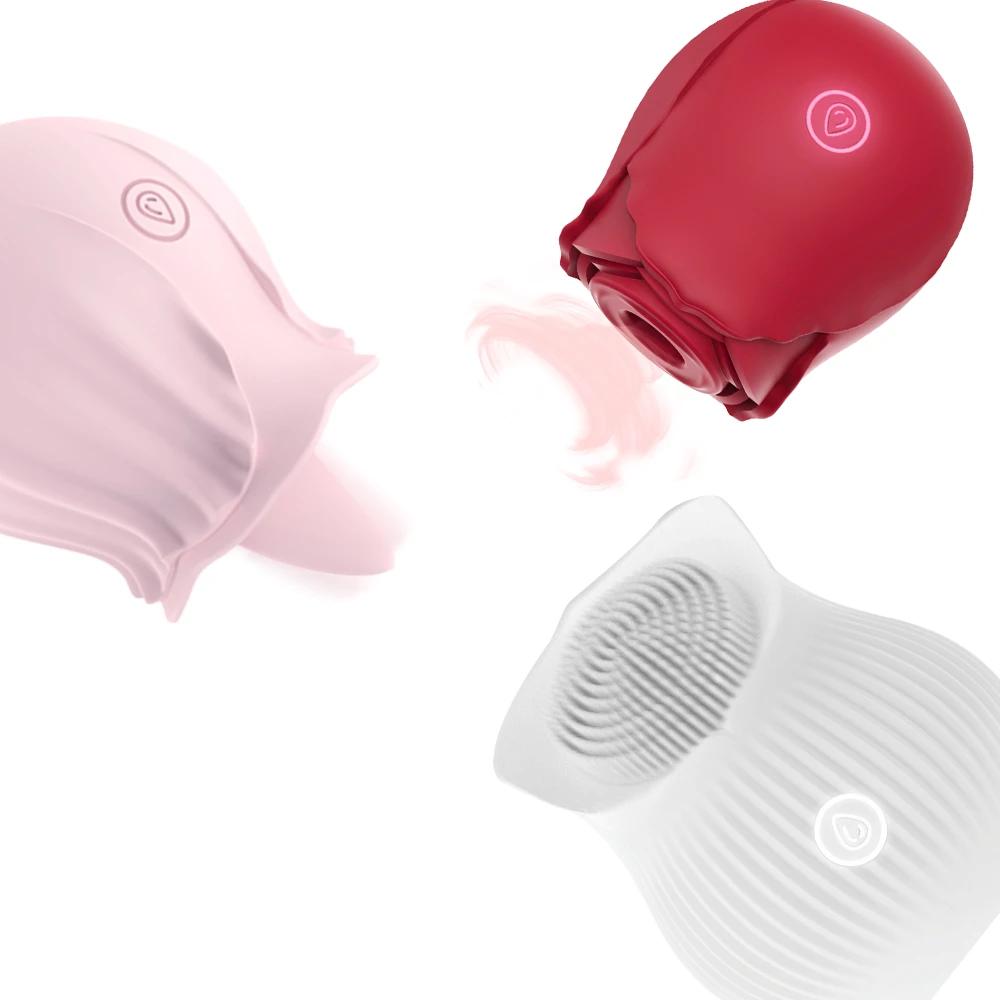 Nipple Sucking Clit Tongue Licking Oral Sex Simulator Breast Massager Clitoral s