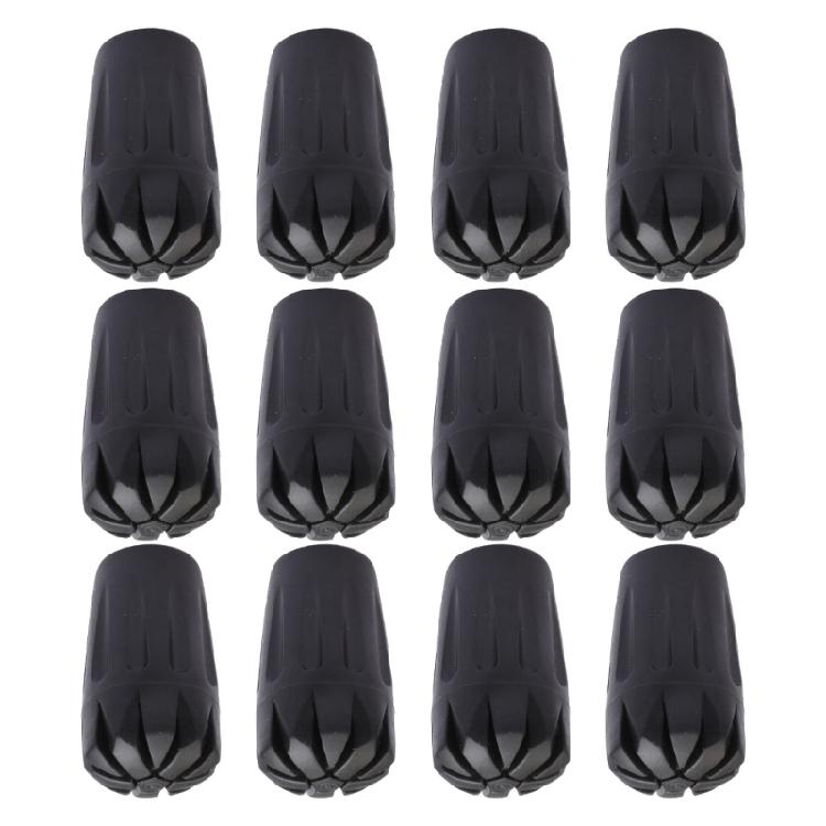 12er-Pack Wanderstockschützer Kappen Spitze Wanderstockspitzen Körbe Gehstockspitzen Schützer Wanderstock Zubehör