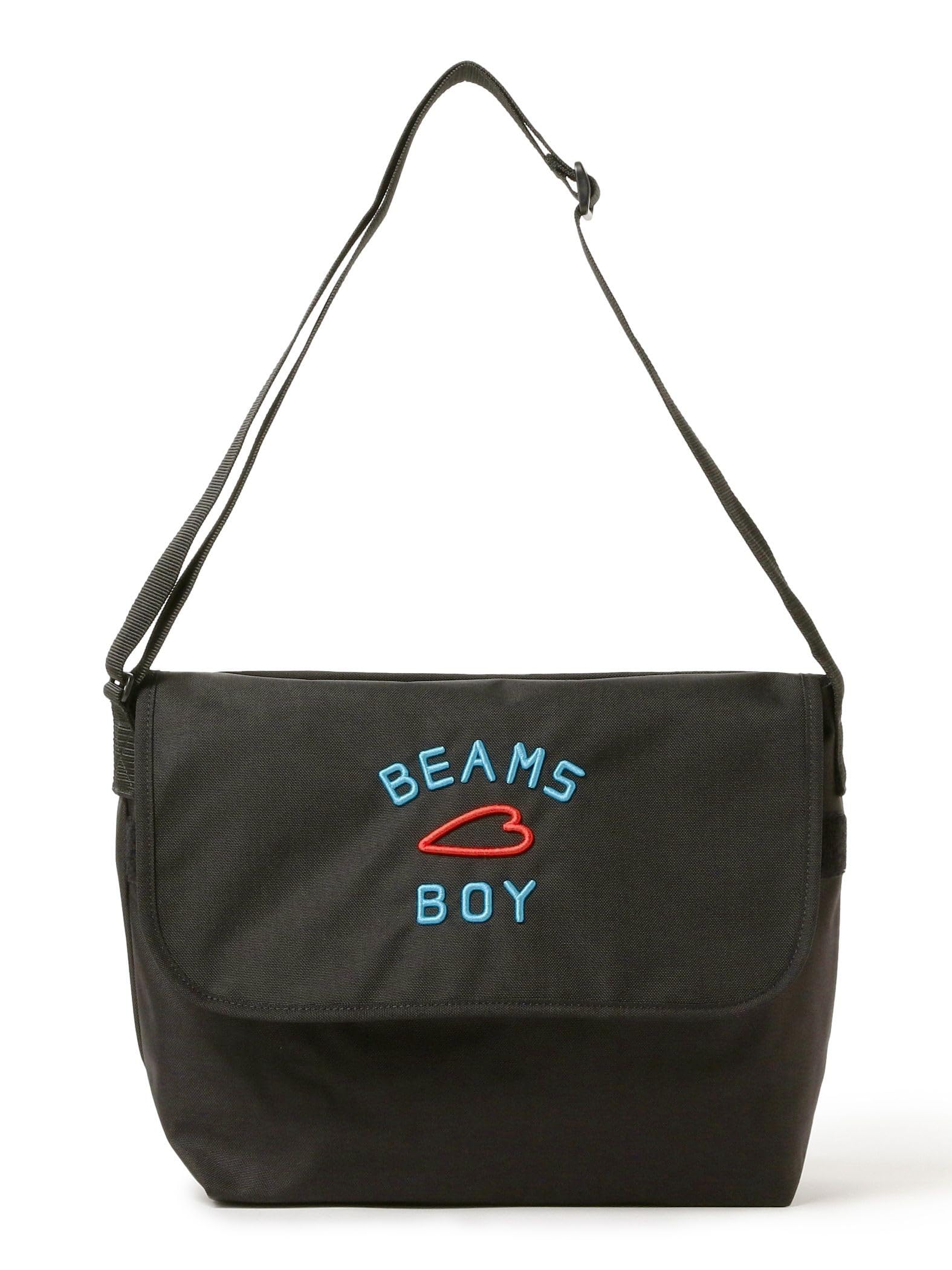 

Beams Boy Manhattan Portage Canvas Bag MP1607-PL-S-3EMB-BMB Women s Black Free Size (13610184094)