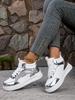 Spring and Autumn Leather Surface Sneakers Waterproof Casual Shoes White Running Shoes Student Fashionable Shoes White Sneakers Unisex Shoes Tennis