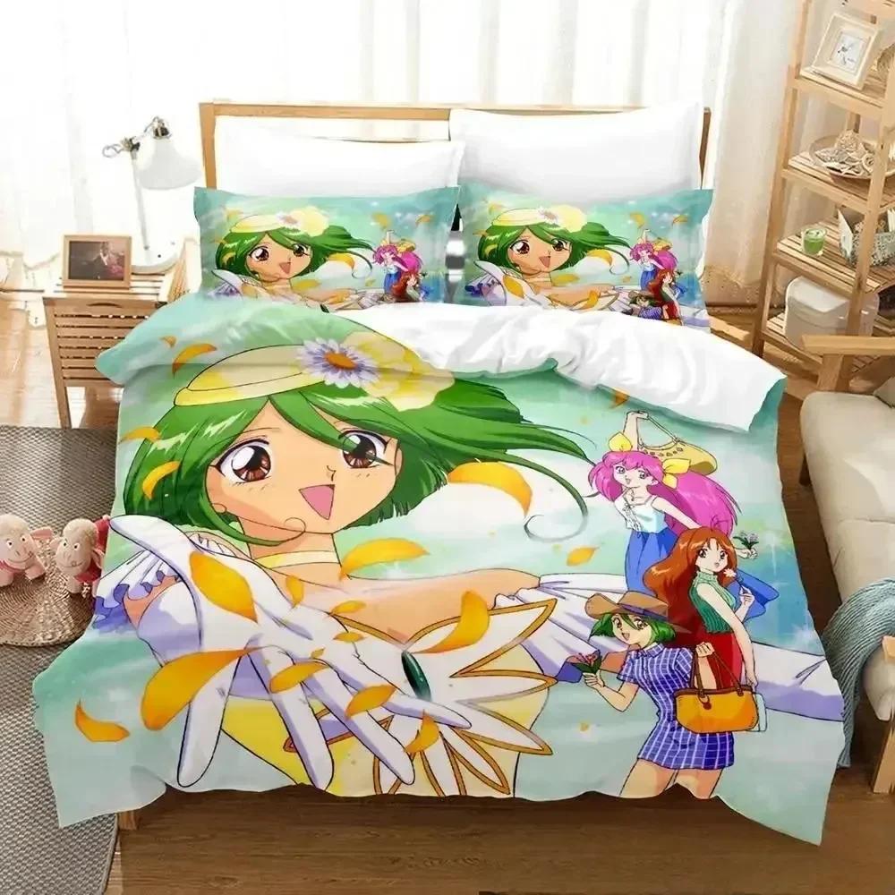 

Print Anime Wedding Peach Bedding Set Duvet Cover Bed Set Quilt Cover Pillowcase Comforter king Queen Size Boys Adult Bedding 70x133cm 2pcs