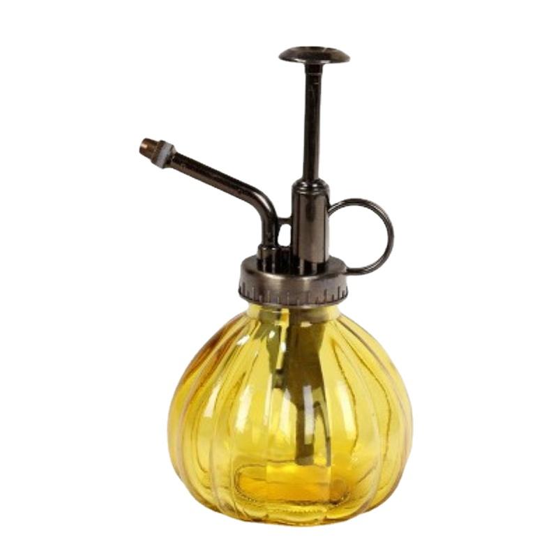 1 Stück Glasgießkanne Topf Vintage Pflanzensprüher Messing Drucksprüher Retro Kürbis Sprühflasche Antik Kupfer Sprinkler