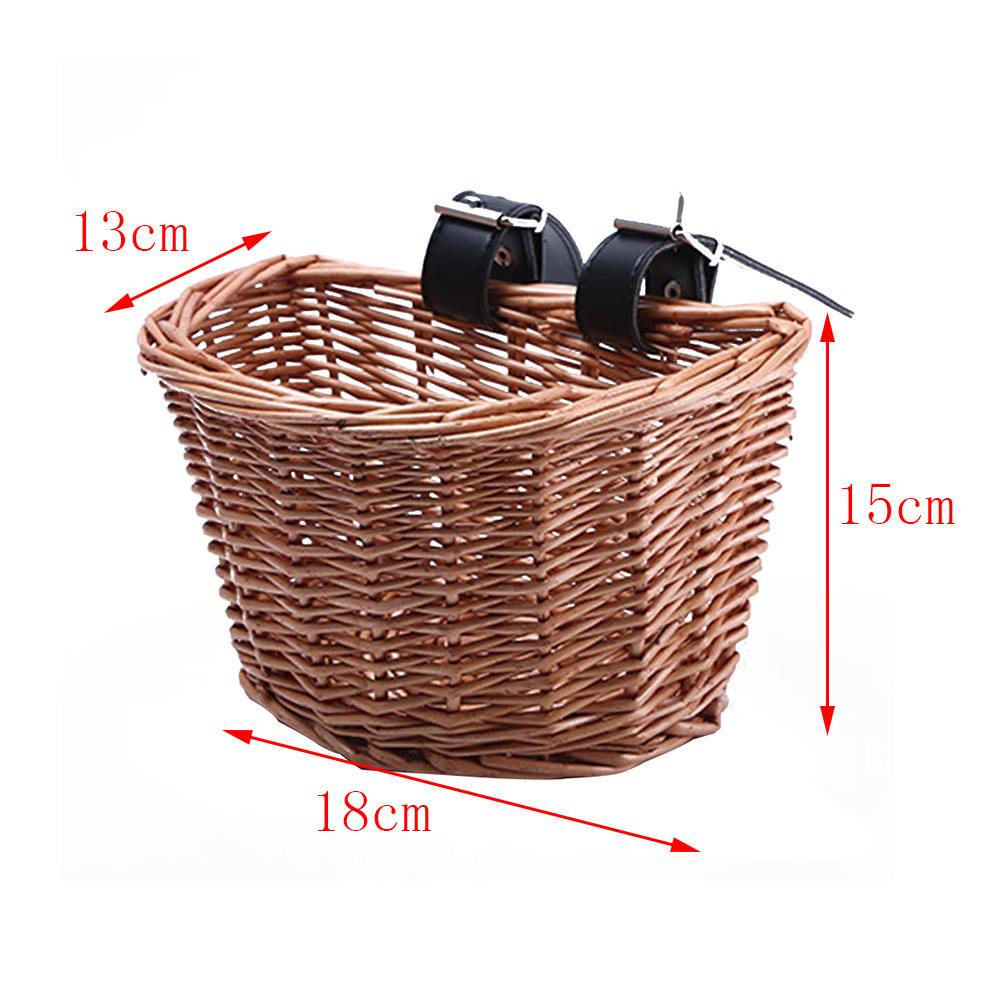 Bike Bicycle Front Basket Shopping Stabilizer Organizers for Children Kids Girls