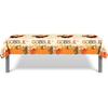 CC HOME 1Pc Thanksgiving Day Party Plastic Tablecloth 54 x 87 Inch Long Table Cover, Autumn Fall Pumpkin Turkey Party Tablecover for Thanksgiving
