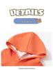 Kids' Fleece-Lined Autumn/Winter Hoodie - Solid Color, Loose Fit Pullover Jacket