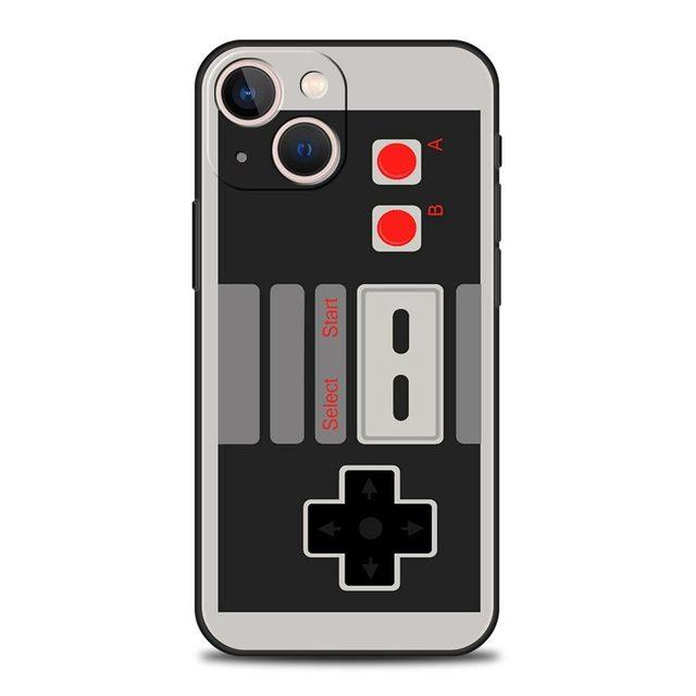 Vintage Tape Camera Gameboy Phone Case For iPhone Apple 15 14 13 12 11 Pro Max Mini 7 8 Plus XR XS X SE Black Silicone Cover
