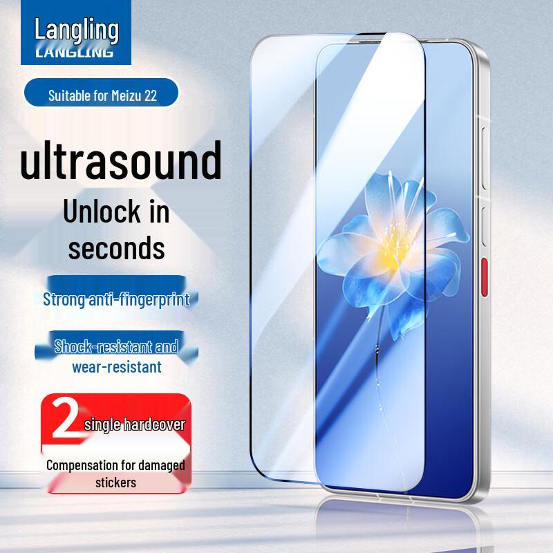 Langling Tempered Glass Screen & Lens Protectors for Meizu