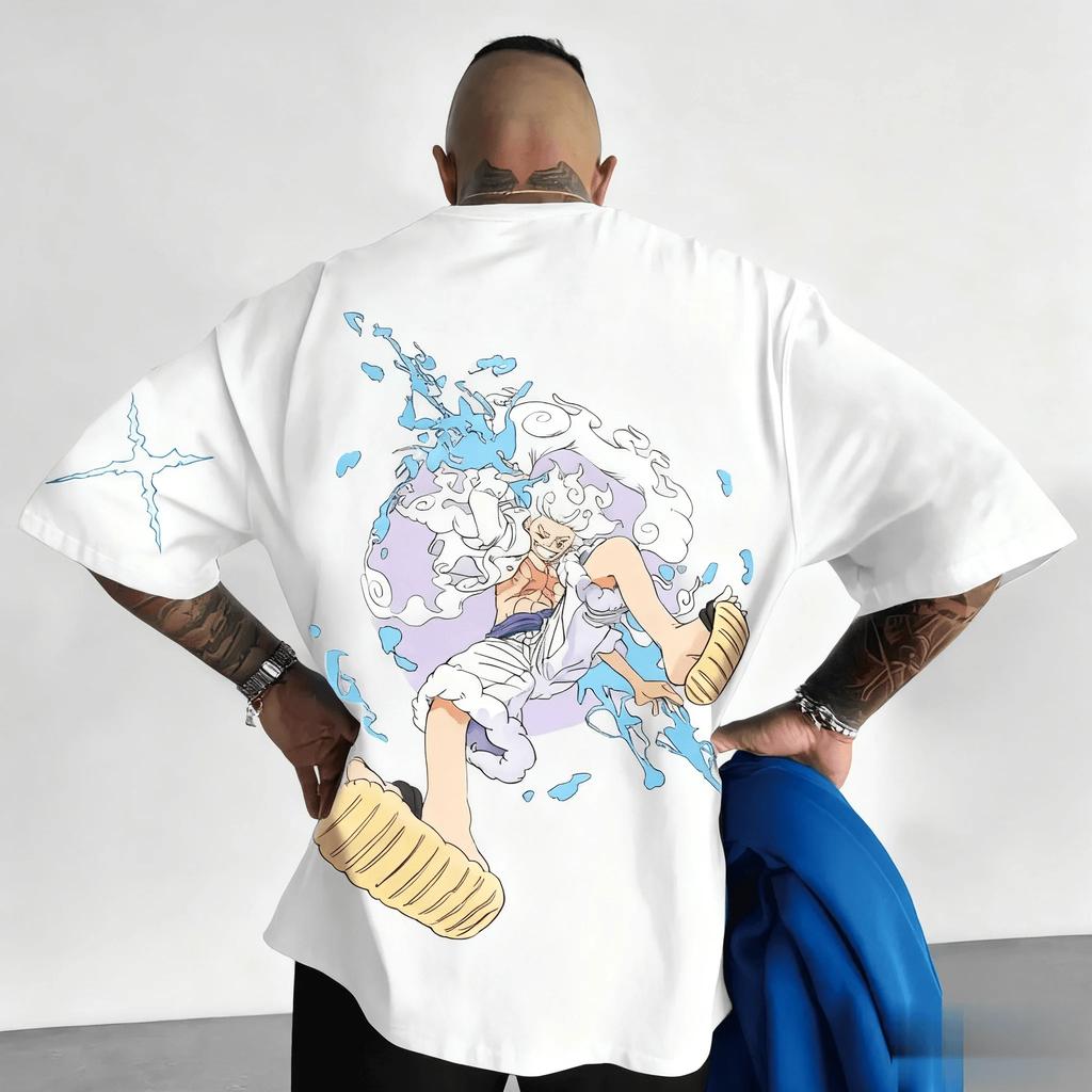 Nadměrné pánské tričko Dámské tričko s krátkým rukávem Streetwear Ležérní grafická trička Nová letní móda Oblečení Y2k