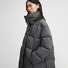 Broadcast Women's High-Neck Mid-Length Quilted Down Jacket