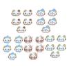 5Pcs Girl Hairpins Pixel Cat Funny Expression Design Non-Slip Clips Broken Hair Bangs Hair Pins Lightweight Hair Accessories