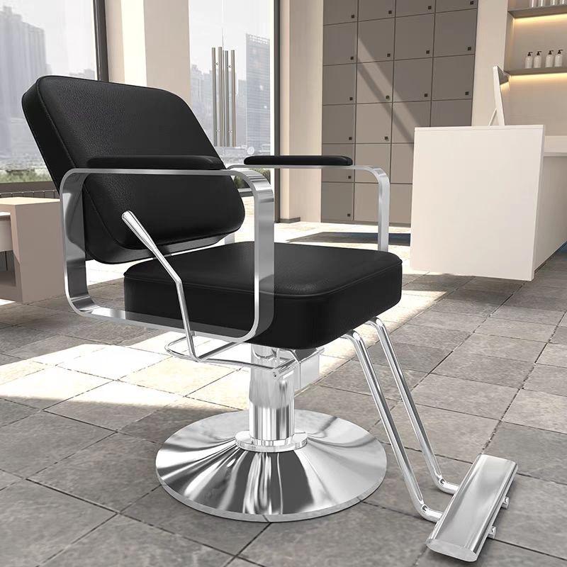 High-End Reclining & Liftable Barber Chair for Salon and Hairdressing