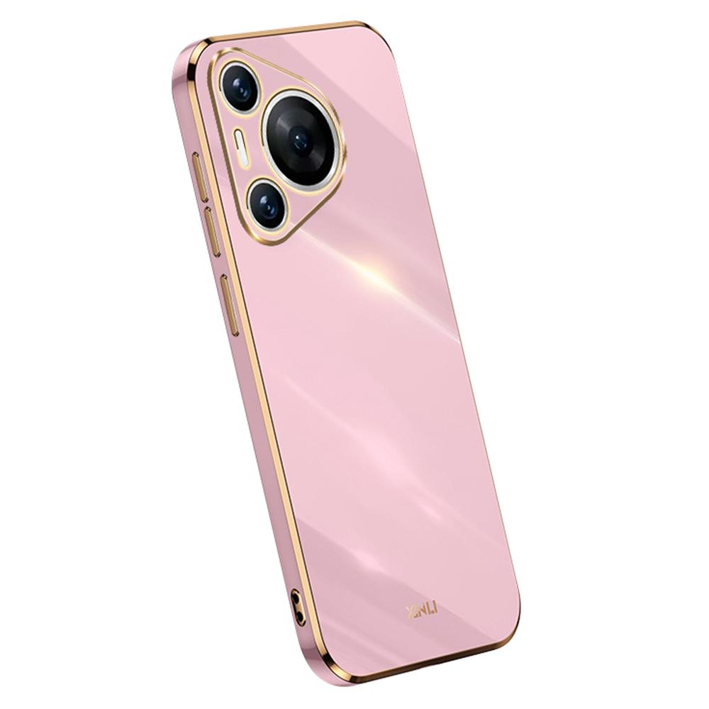 XINLI For Huawei Pura 70 Case Flexible TPU Electroplated Back Phone Cover