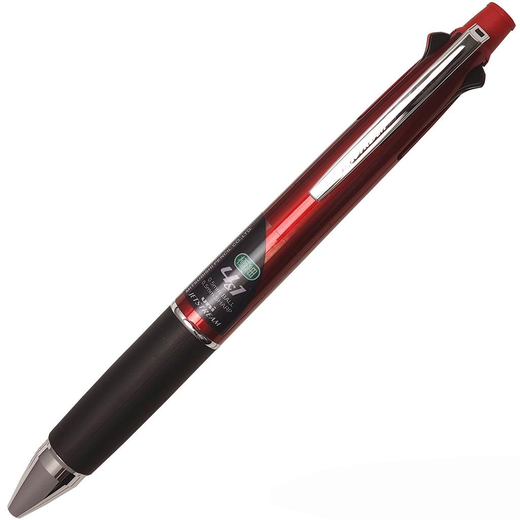 Mitsubishi Pencil Jetstream Pen Bordeaux Easy to Write With 4&1 Multi-Function 0.5 - MSXE510005.65