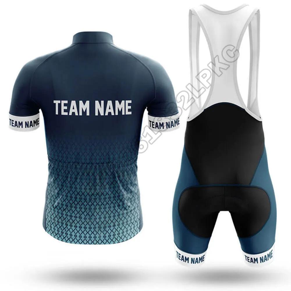 2025 Conjunto de Jersey de Ciclismo Personalizado com Nome Manga Curta Verão Masculino Roupas de Ciclismo para Equipe Ropa Ciclismo Vestuário de Bicicleta